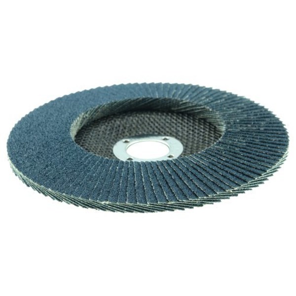 Weiler 6" Tiger Disc Abrasive Flap Disc, Conical (TY29), 40Z, 7/8" 50649